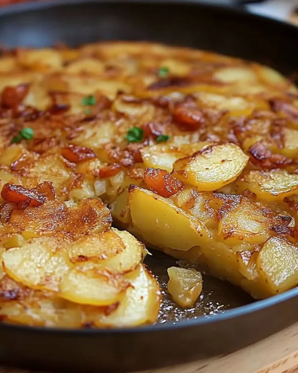 Turn 3 Potatoes & 2 Eggs into a Mouthwatering Feast with Onions! Transform simple ingredients into a budget-friendly meal that beats expensive dinners. Perfect pantry cooking!
