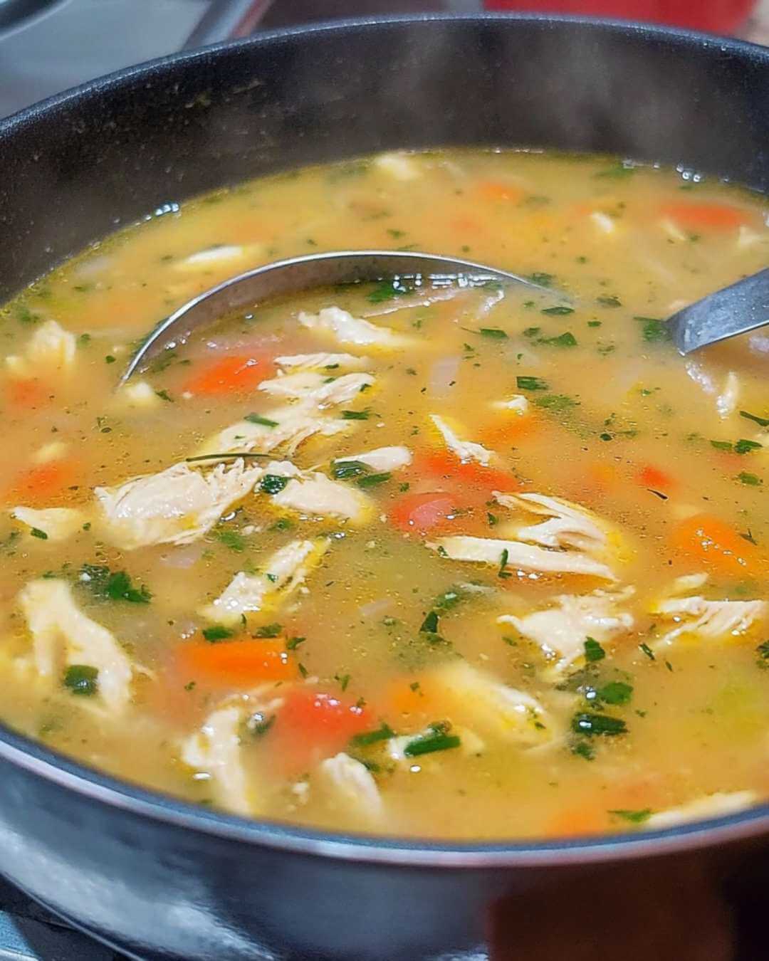 Turkish Chicken Soup You Can't Stop Eating! Ready in 30 Minutes!