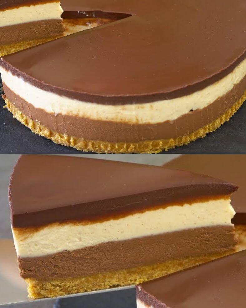 No Bake Chocolate Cheesecake