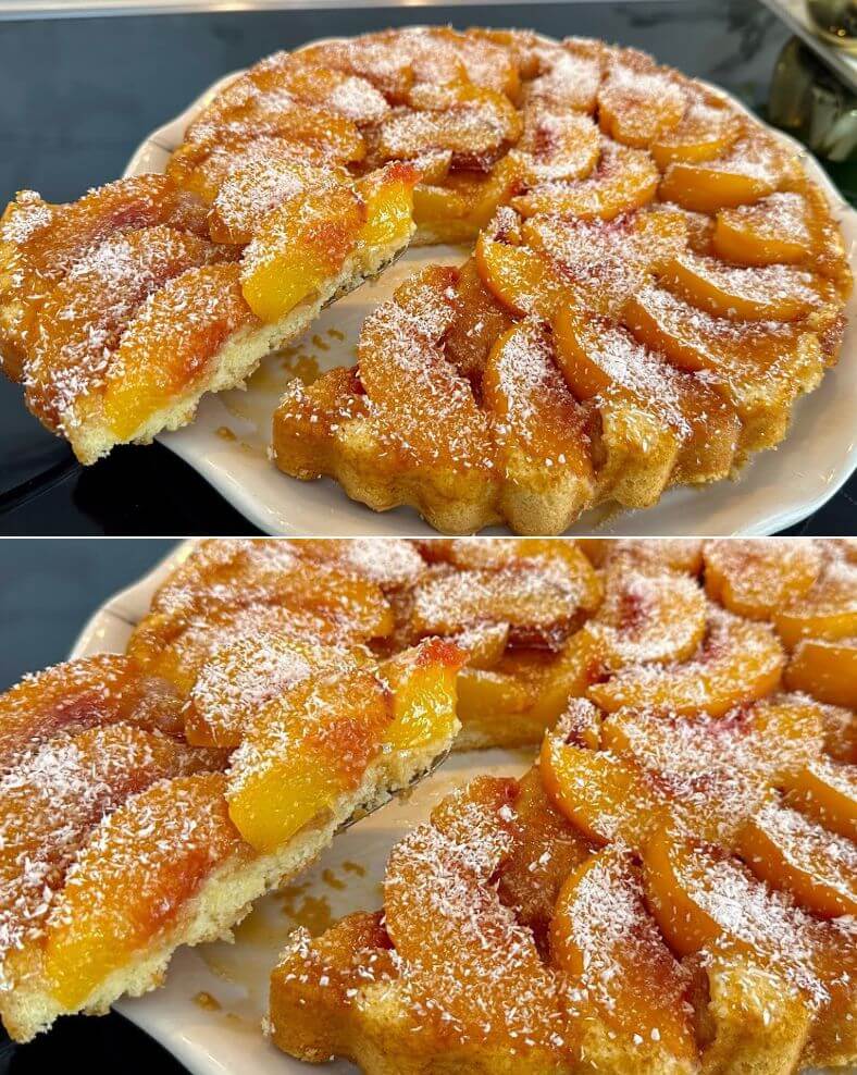 Peach Upside-Down Cake