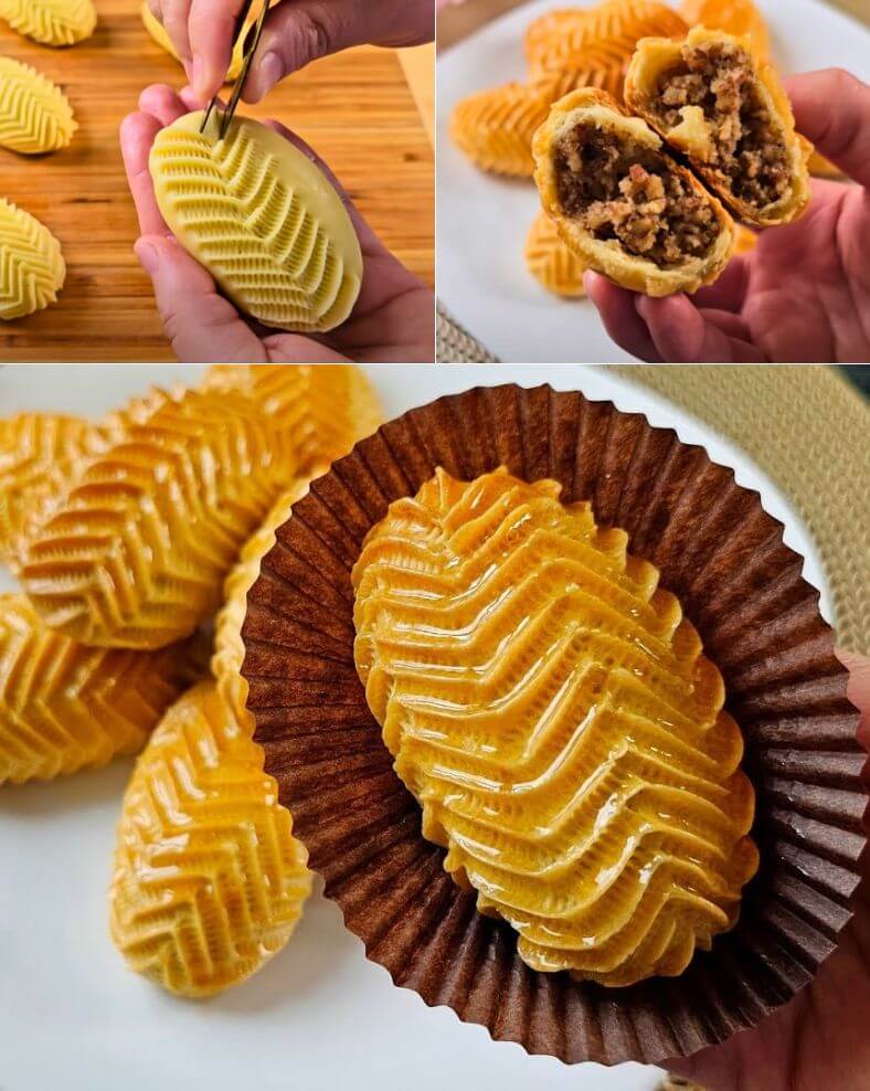 Walnut-Filled Butter Cookies