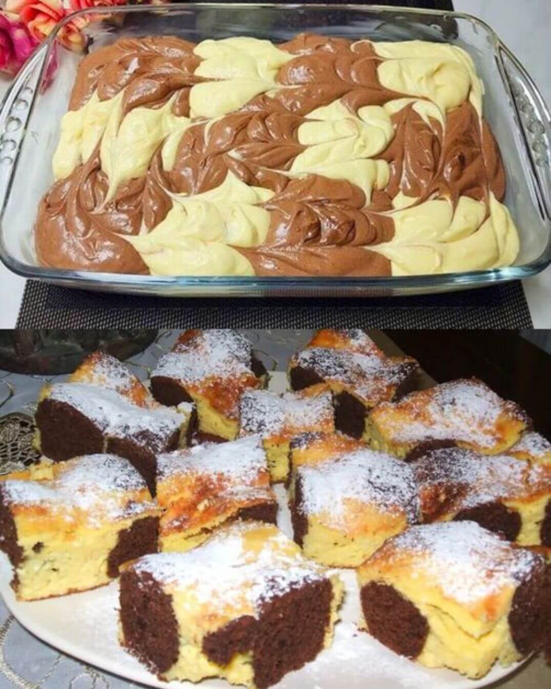 Day and Night Cake