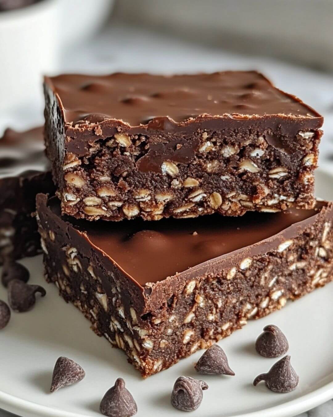 No-Bake Chocolate Oatmeal Bars