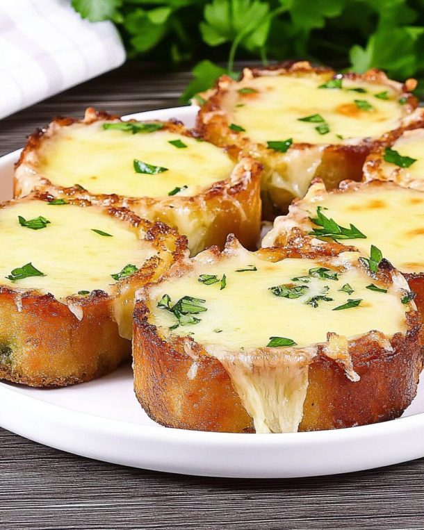Cheesy Herb Bread Bites Recipe
