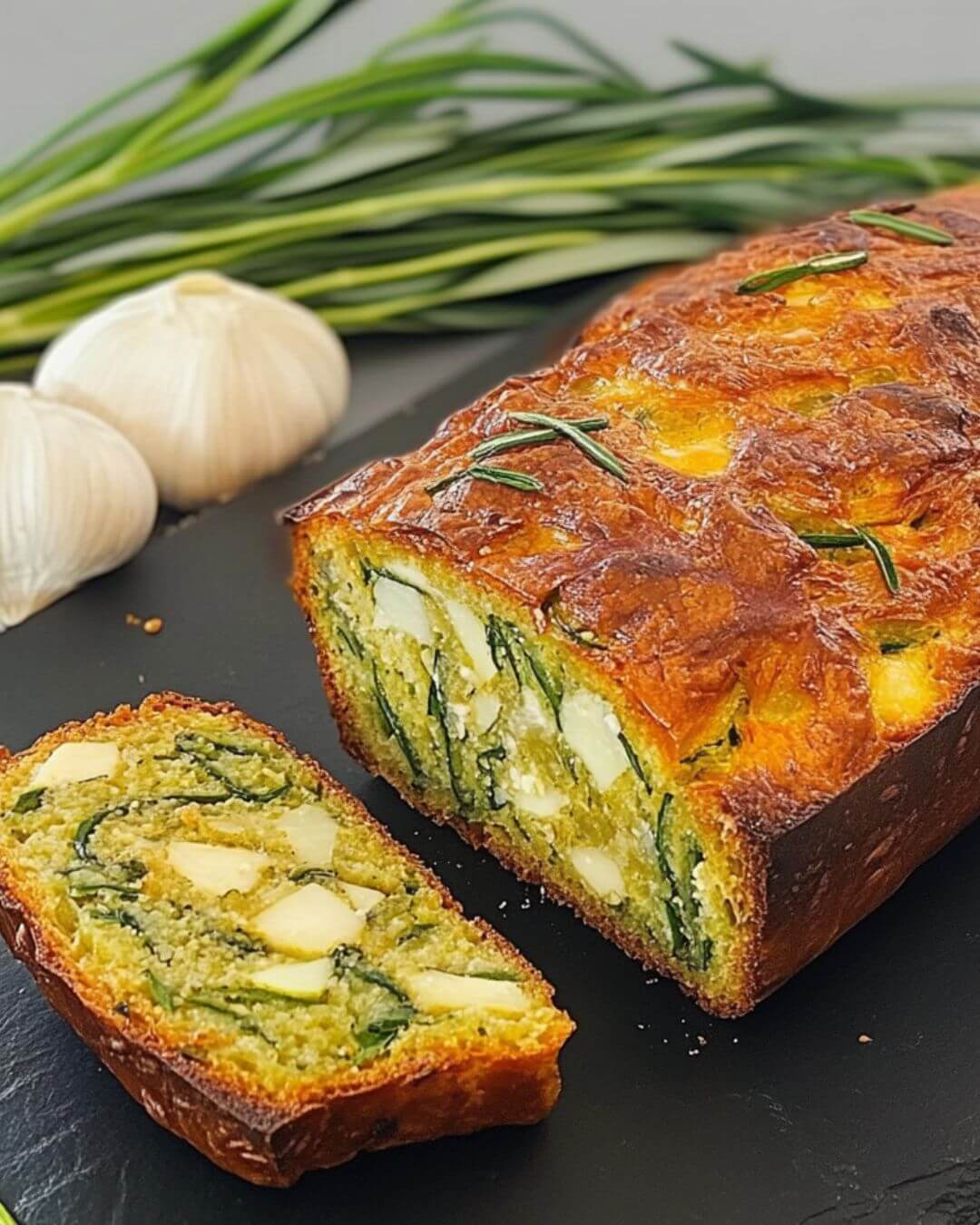 Zucchini, Potato, and Cheese Savory Loaf
