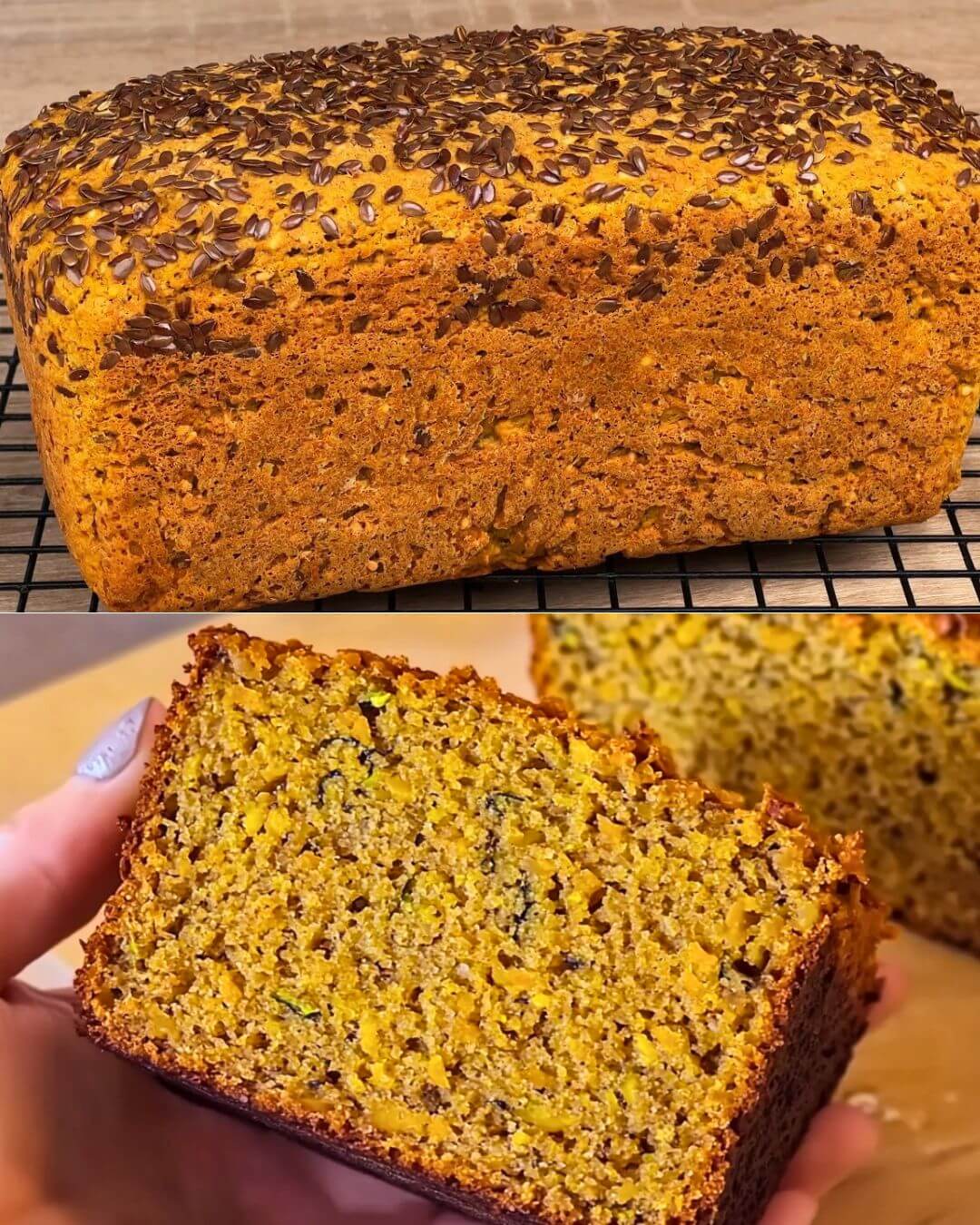 Zucchini and Carrot Oat Bread