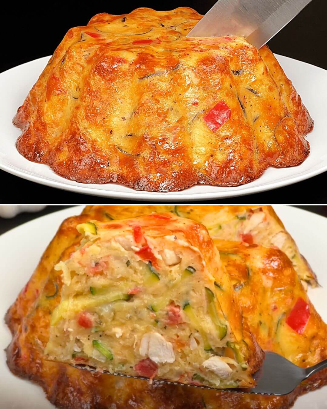 Savory Vegetable and Chicken Loaf