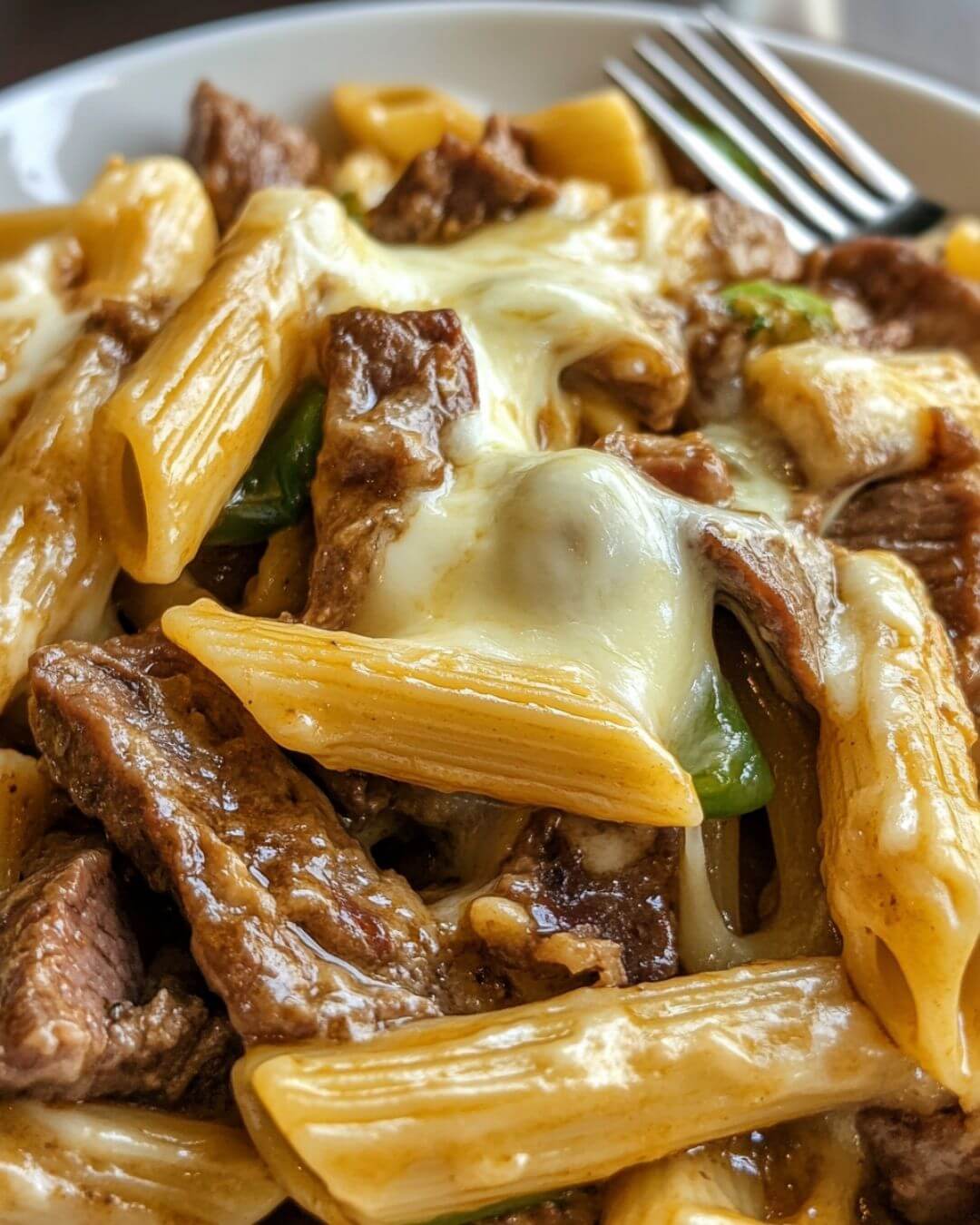 Philly Cheesesteak Pasta