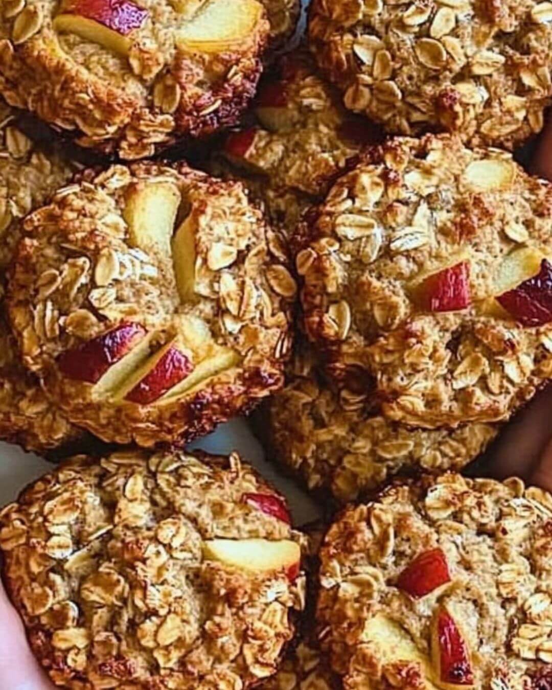 German Apple Oatmeal Biscuits