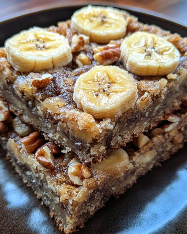 Banana Nut Squares