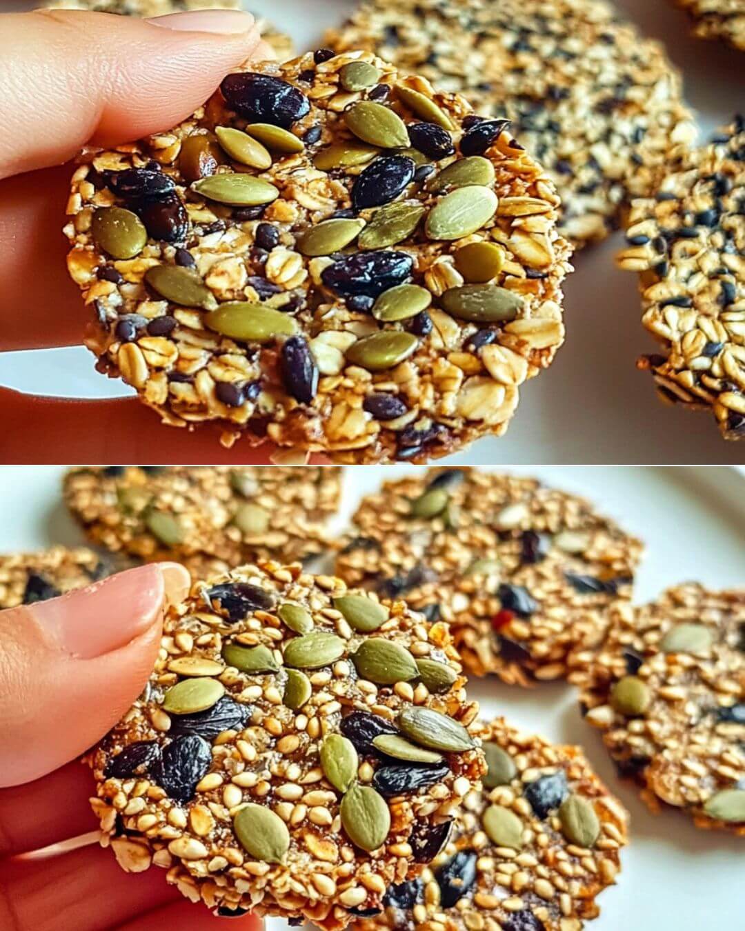 Seed and Raisin Cookies