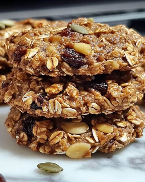 Healthy Oat and Seed Cookies
