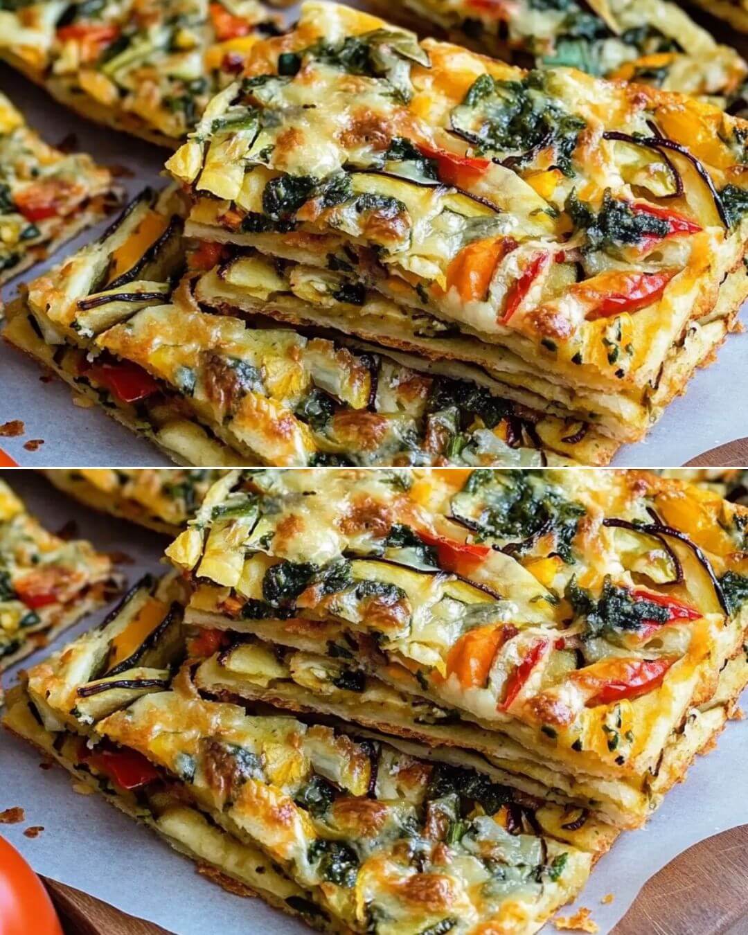 Vegetable Sheet Pan Frittata