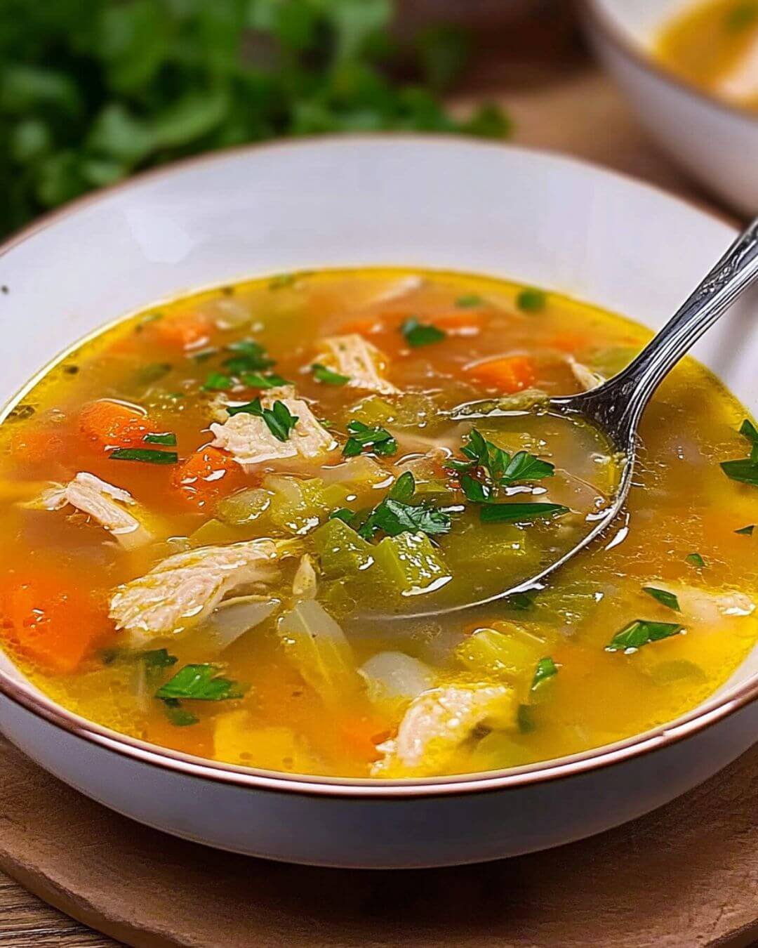 hearty and comforting chicken soup