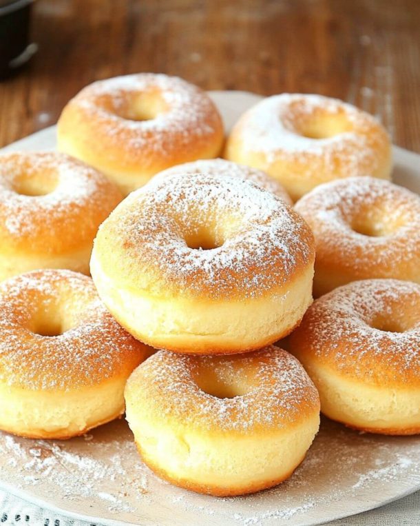 Baked Cottage Cheese Donuts