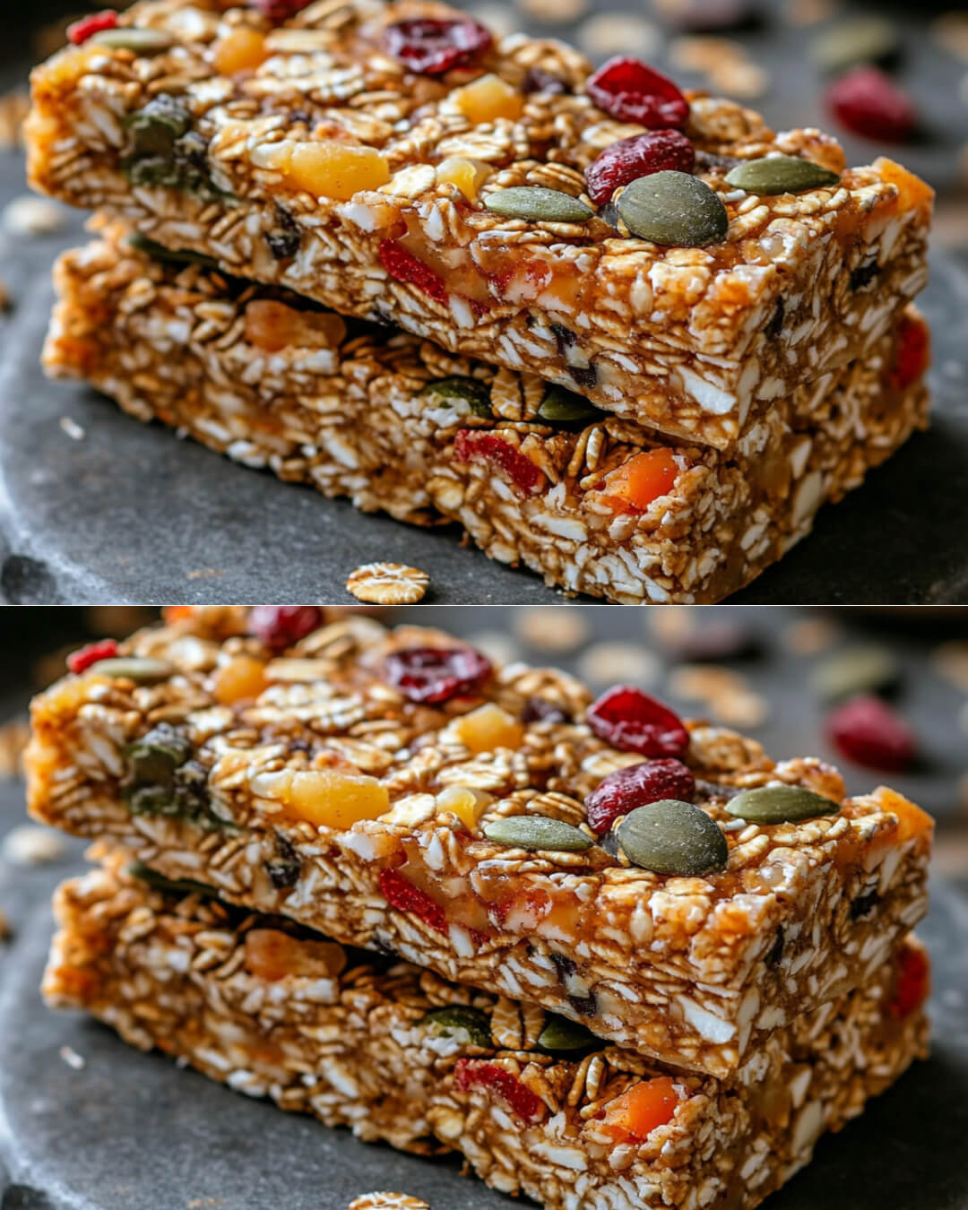 Fruit and Nut Oat Bars Recipe - Made by Emily