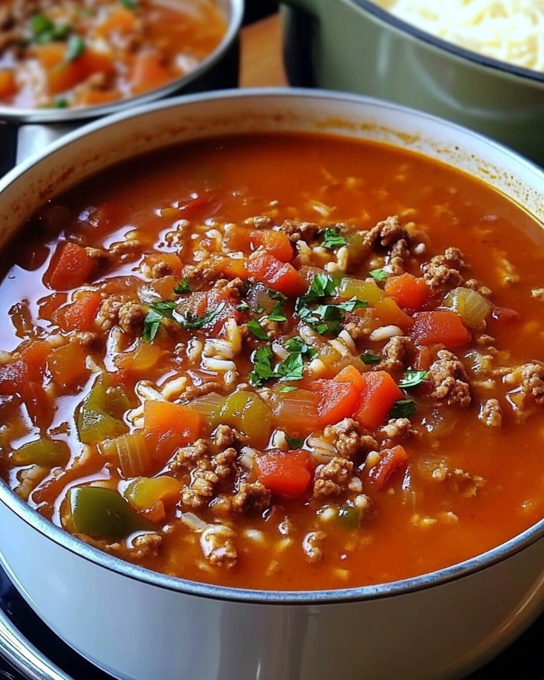 Comforting Stuffed Pepper Soup Recipe