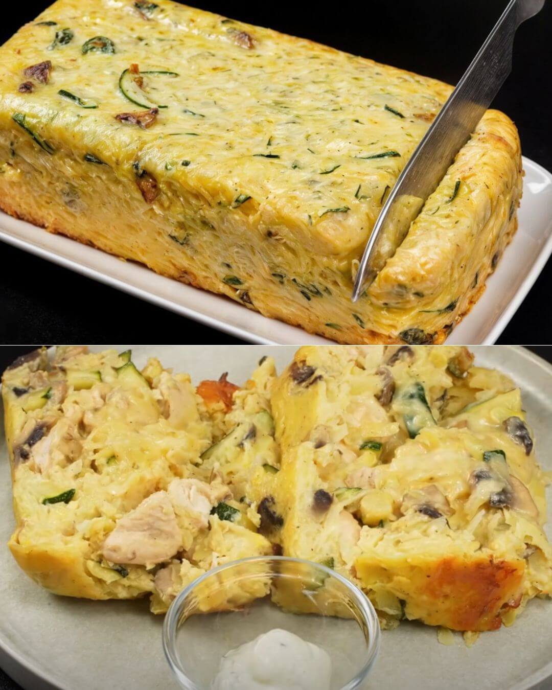 Baked Potato and Zucchini Casserole