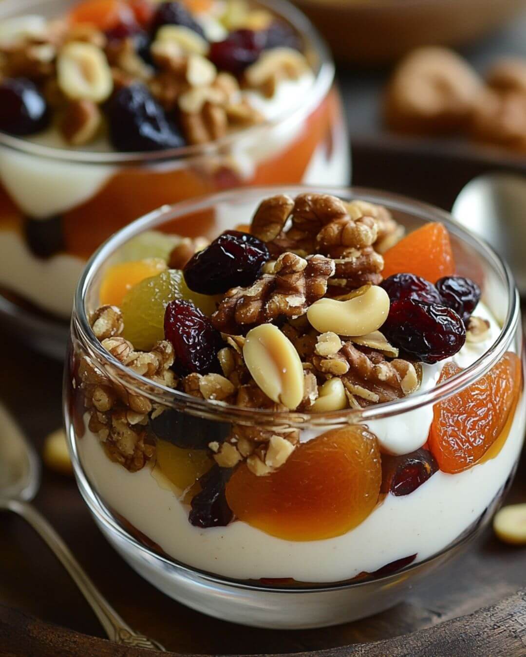 Nutty Fruit and Yogurt Parfait