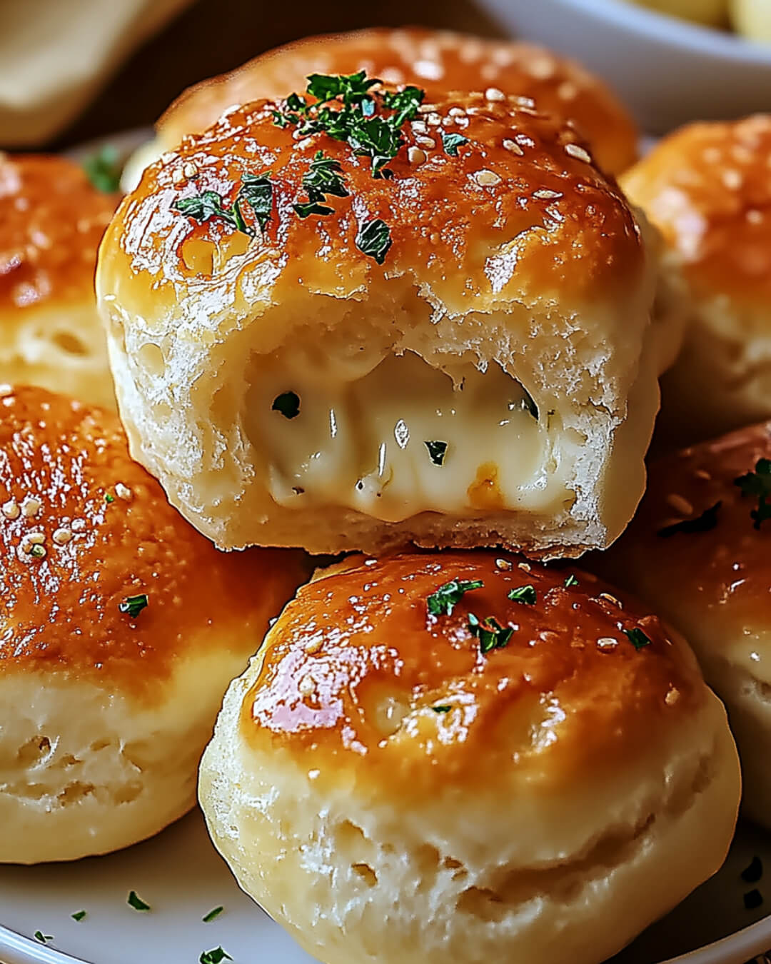 Pillsbury Biscuit Garlic Butter Cheese Bombs