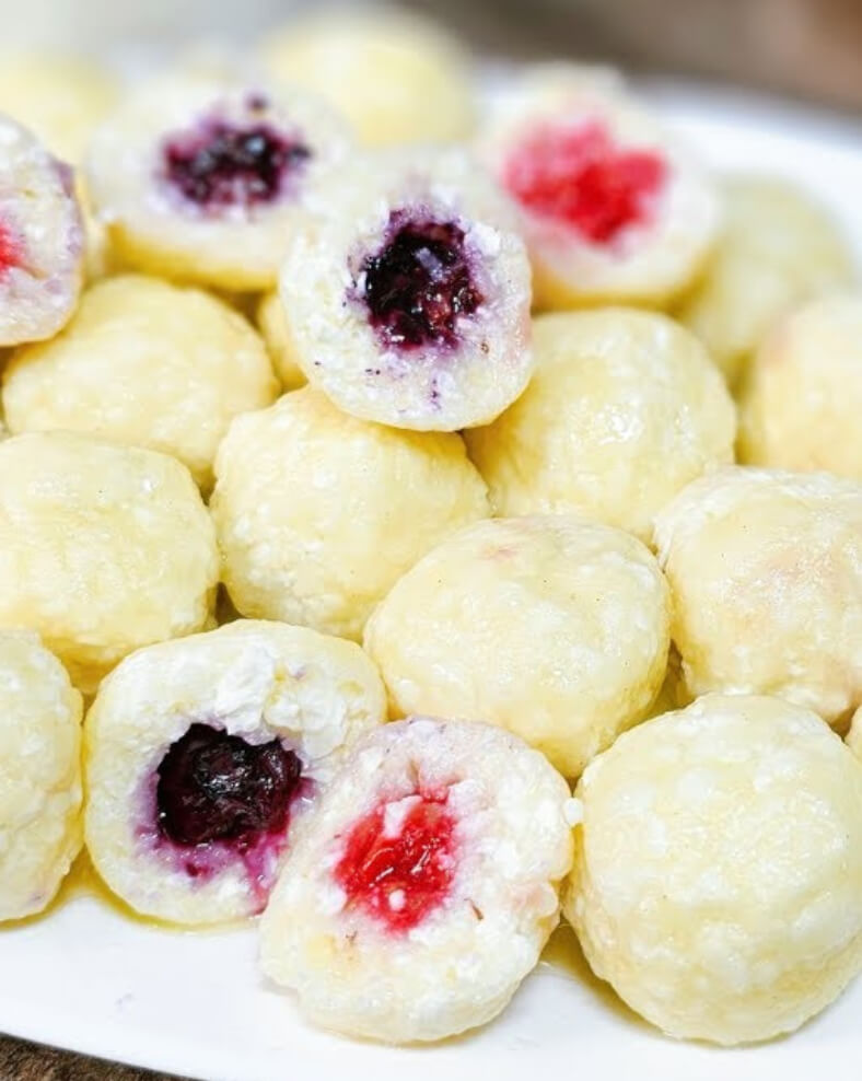 Stuffed Cottage Cheese Balls