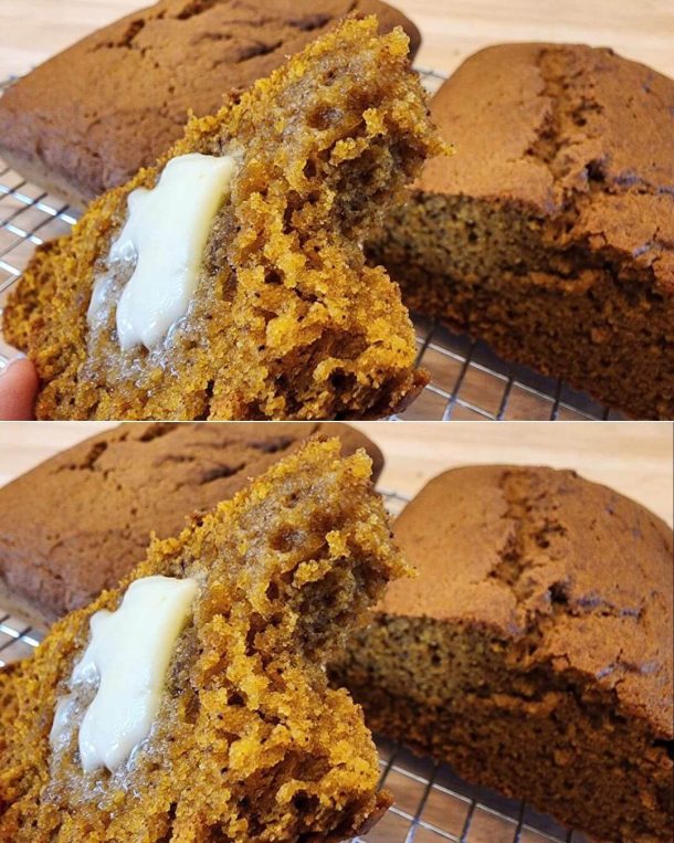 Homemade Pumpkin Spice Bread