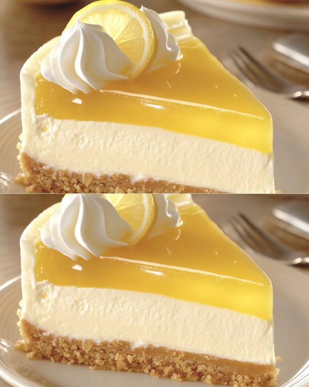 Lemon Cheesecake with Lemon Gelée