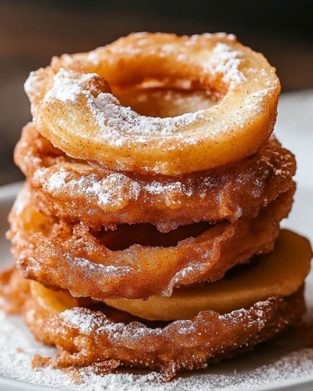 Crispy Cinnamon Apple Fritters