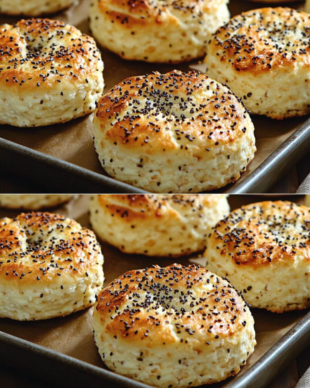 Everything Bagel Cottage Cheese Rolls