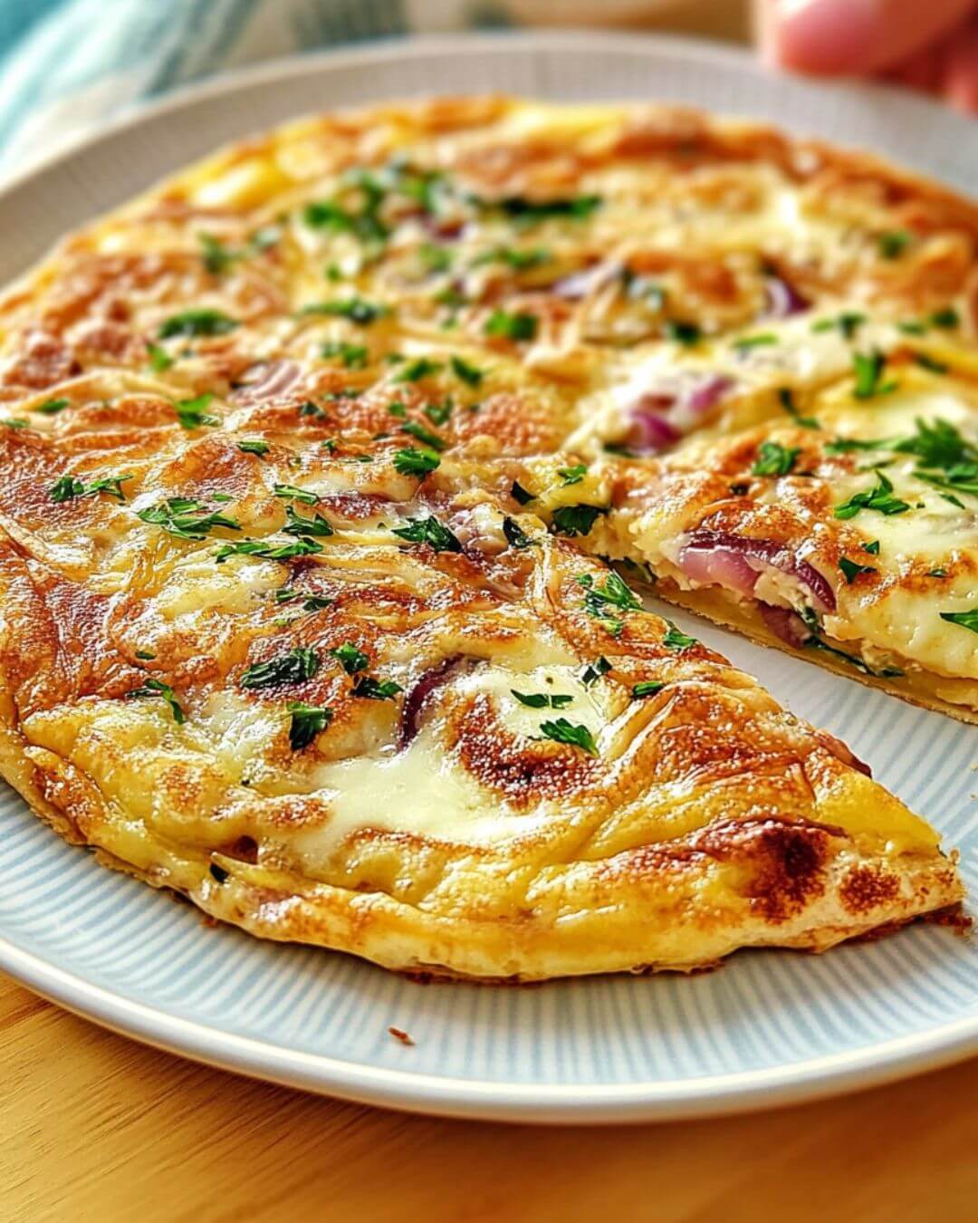 Tortilla Breakfast Pizza
