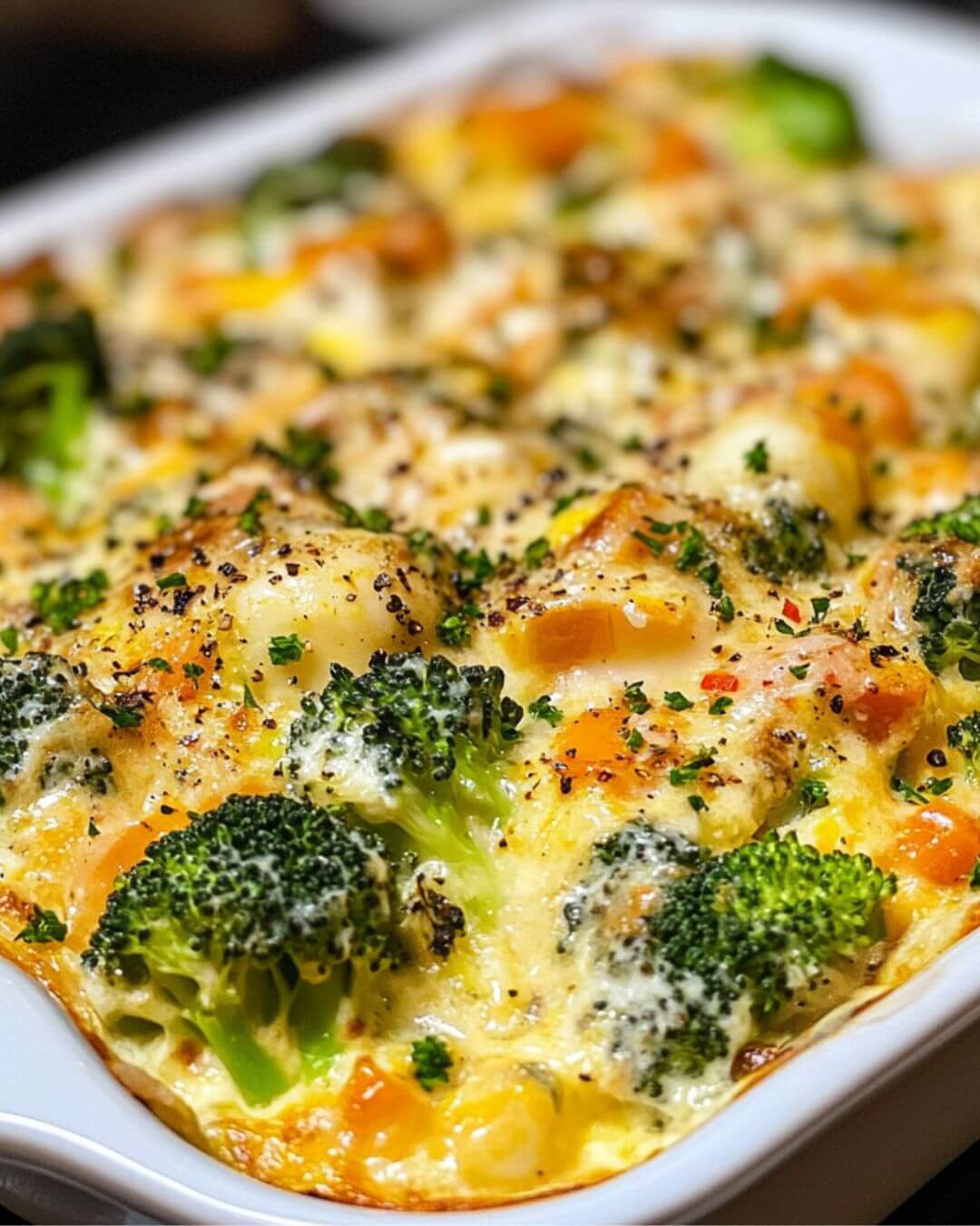 Creamy Broccoli and Vegetable Bake