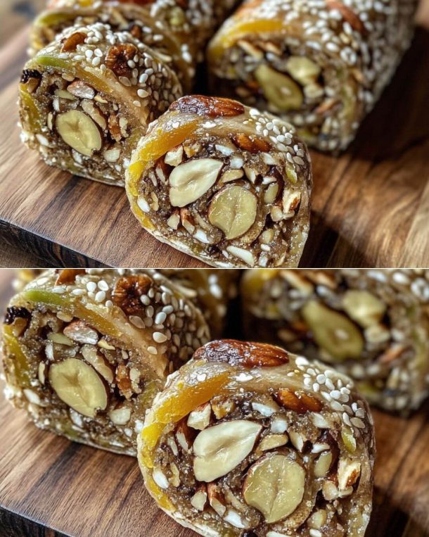No-Bake Energy Fruit & Nut Rolls