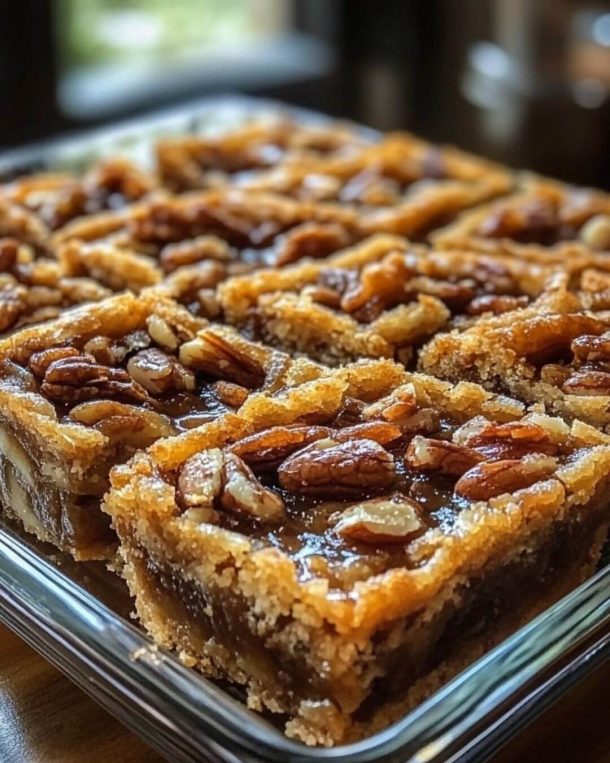 Easy Lazy Girl Pecan Pie Bars