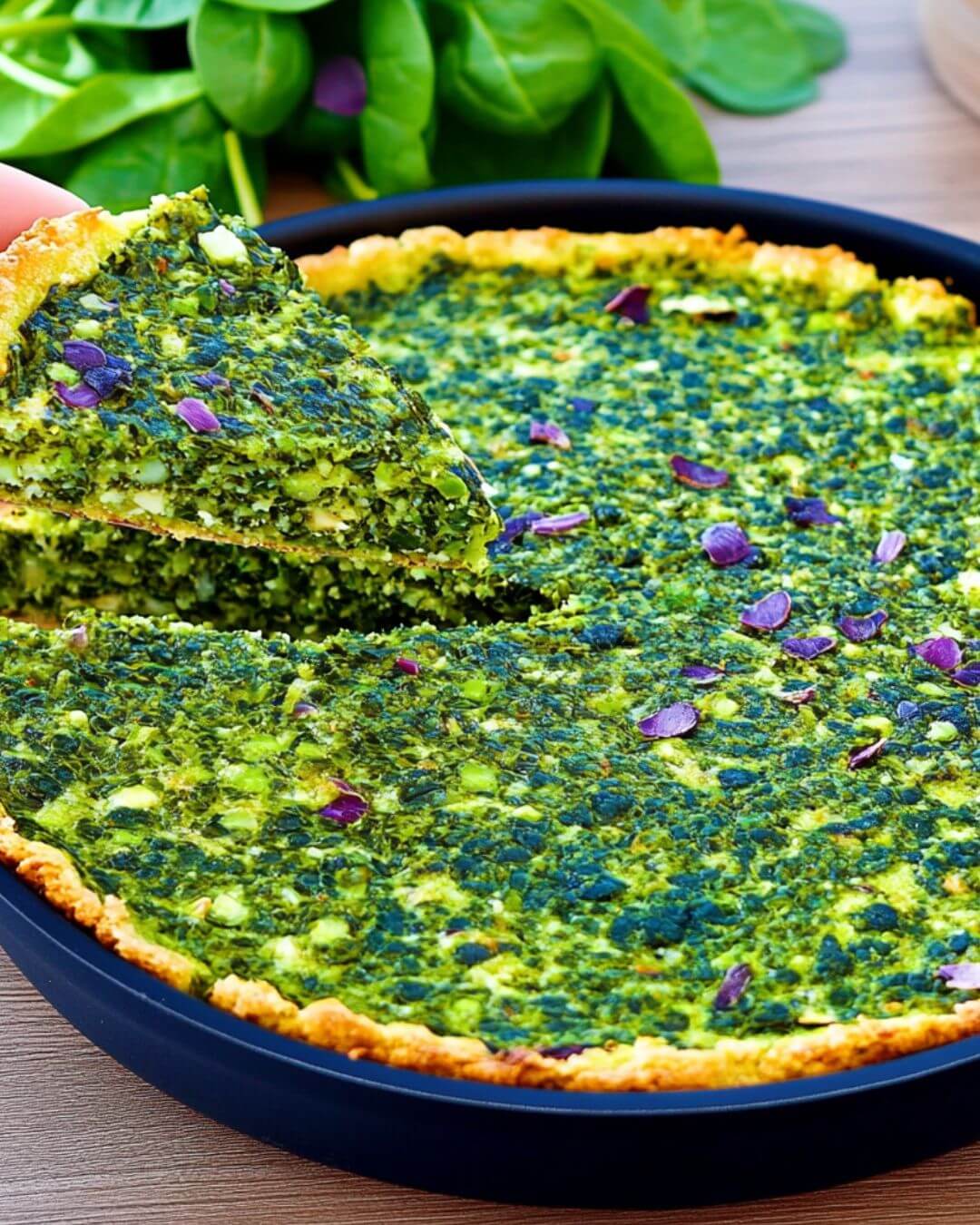Cauliflower-Crusted Spinach Ricotta Pie: A Low-Carb Italian-Inspired Masterpiece