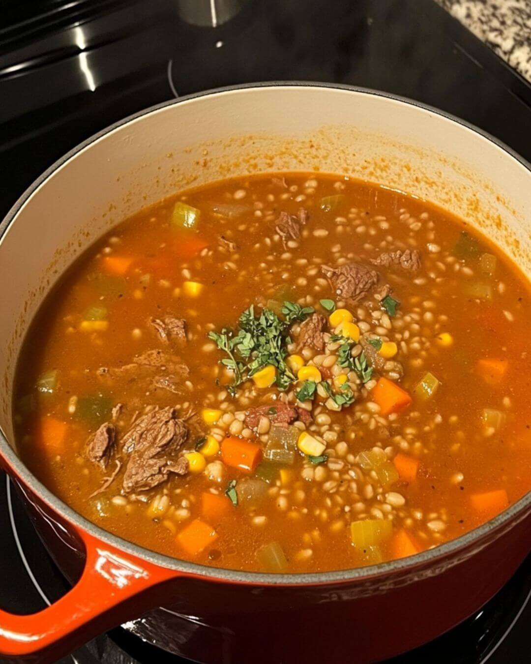 Hearty Beef Barley Soup