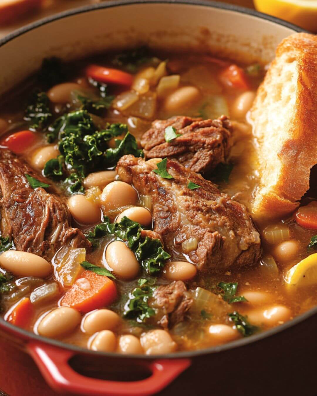 Classic Calcium-Rich White Bean & Beef Hock Soup