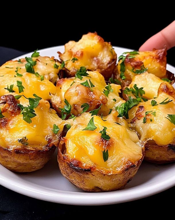 Ultimate Loaded Smashed Potatoes