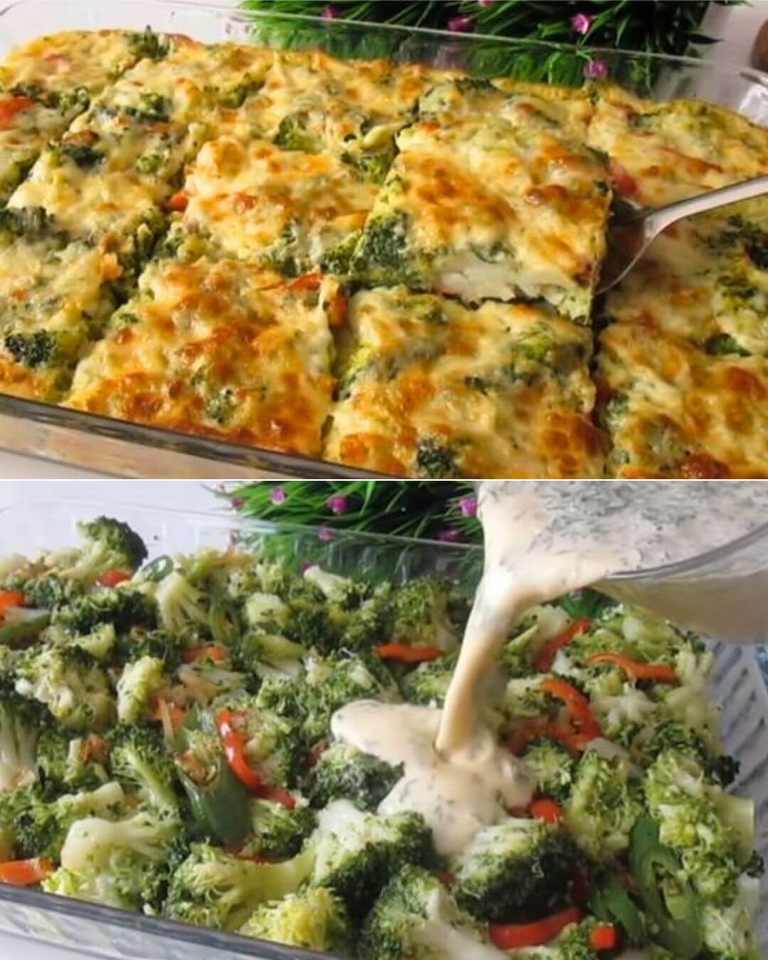Crustless Vegetable Pie