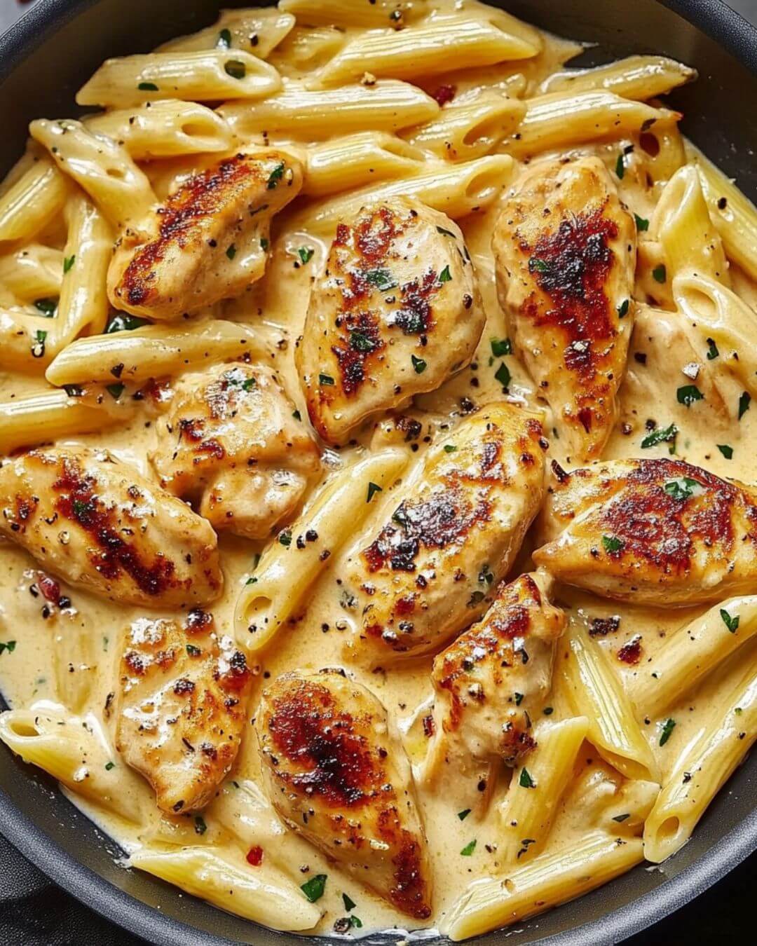 Irresistible Creamy Garlic Parmesan Chicken Pasta