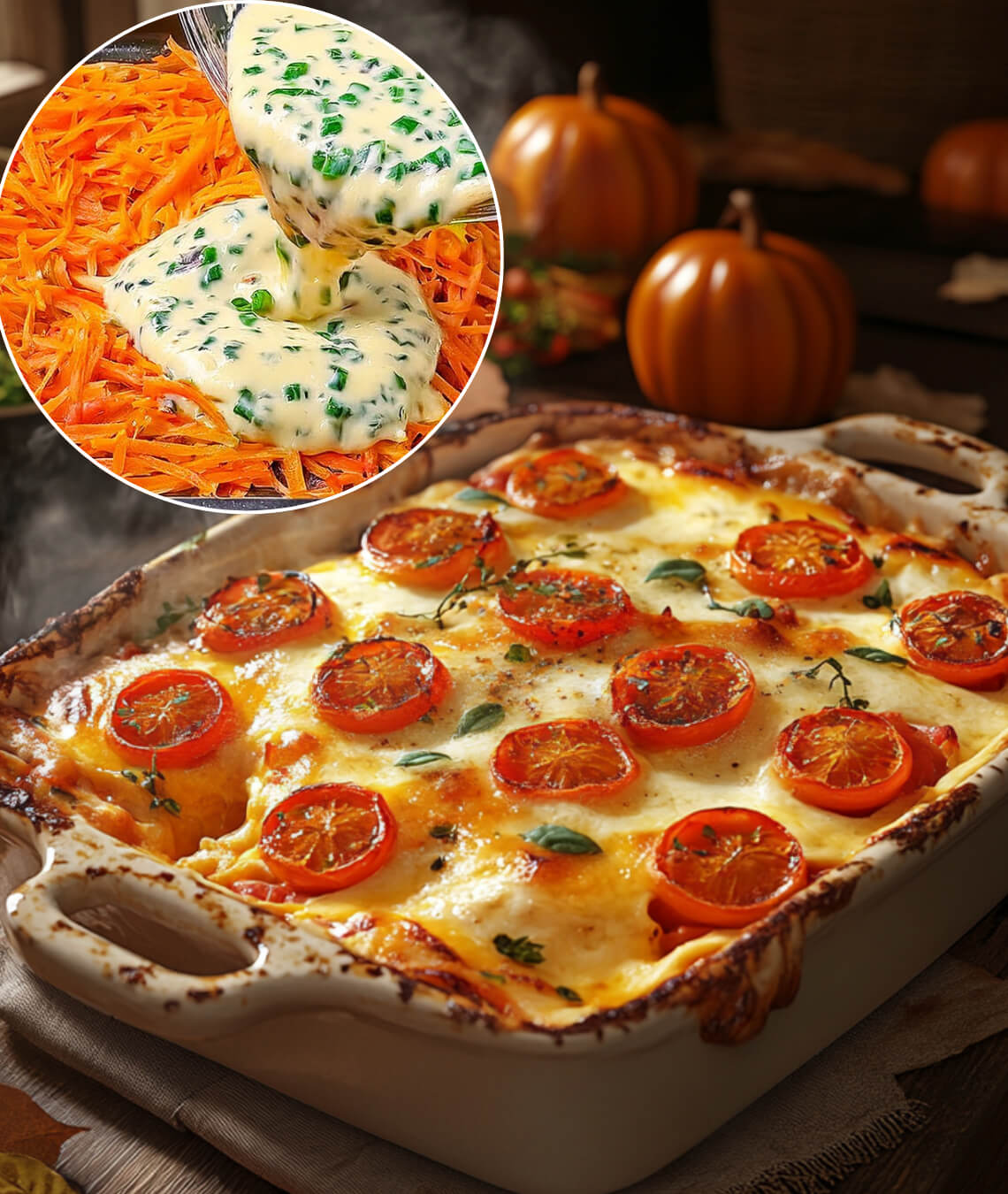 Irresistible Pumpkin and Cheese Casserole