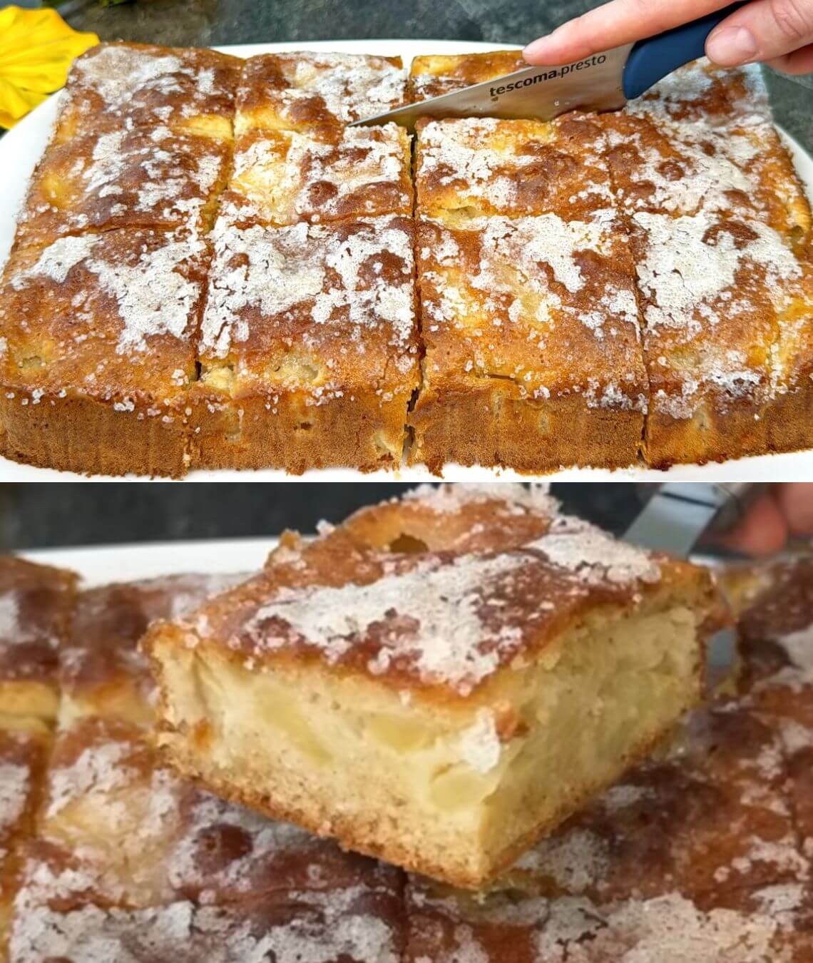 Delectable Apple Slab Cake
