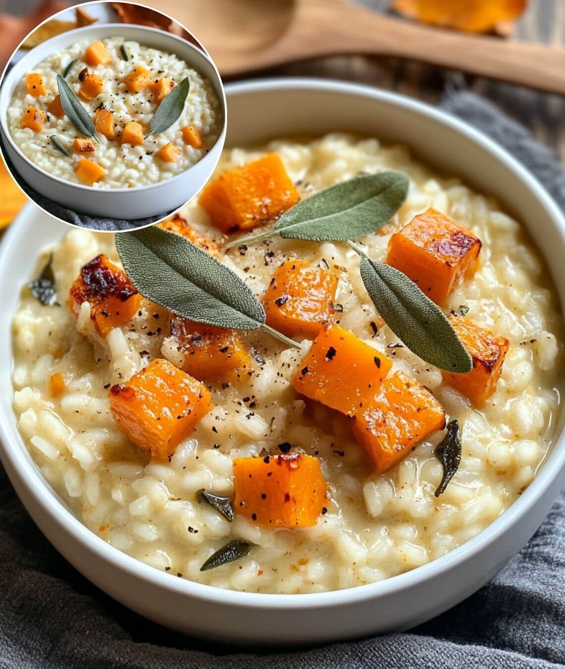 Butternut Squash and Sage Risotto
