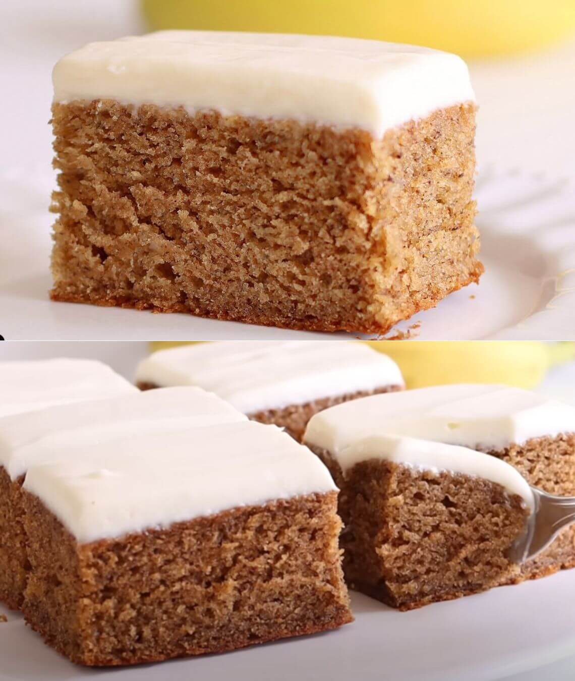 Banana Cake with Cream Cheese Frosting