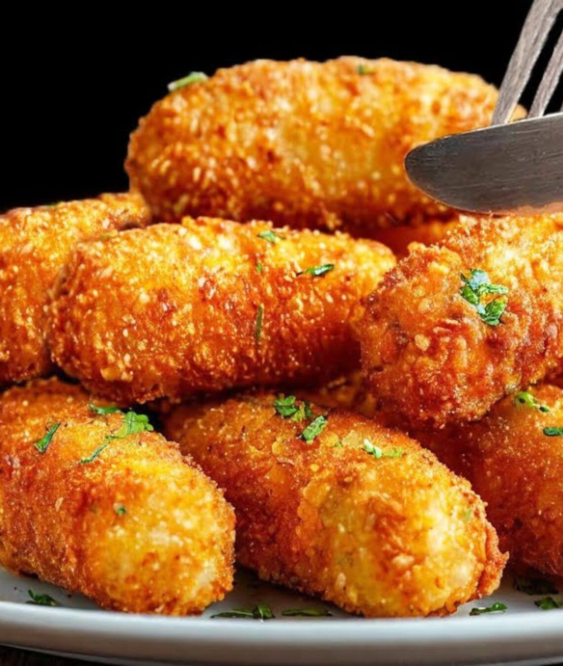 Vegetable Croquettes with Tangy Egg Sauce
