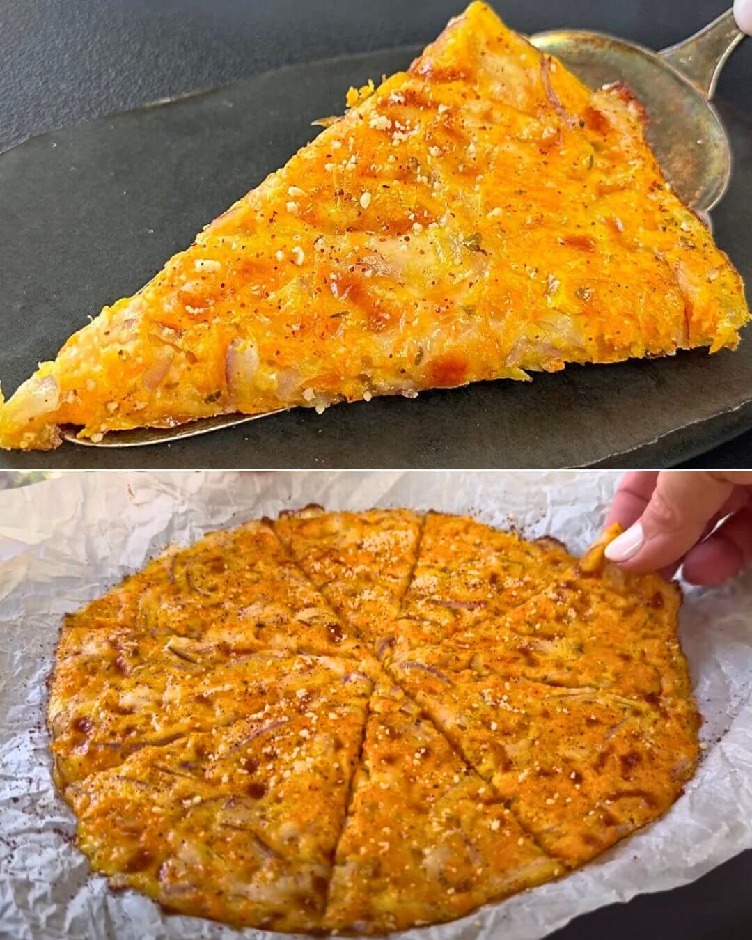 Healthy Carrot Pizza