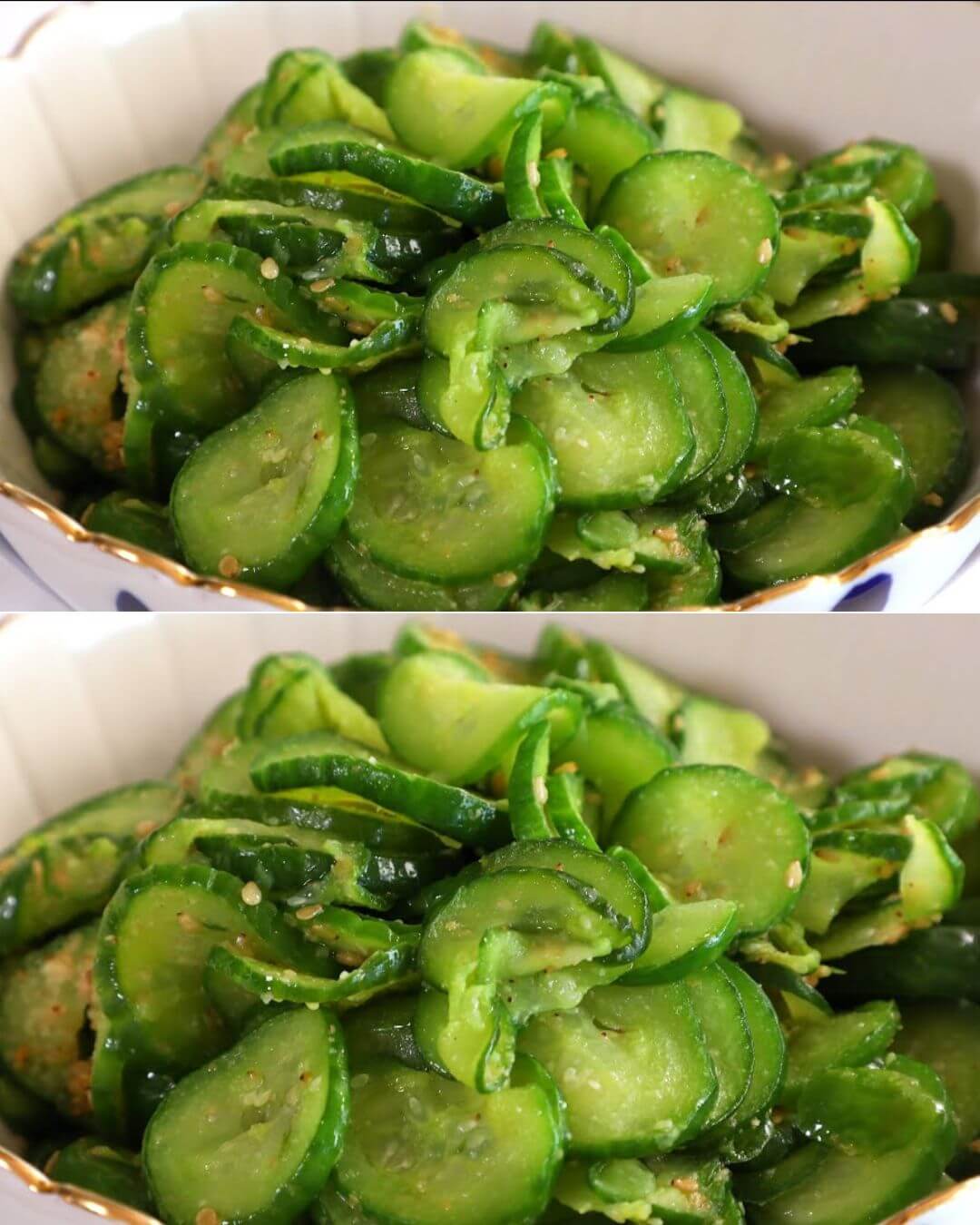 Korean Temple-Style Sautéed Cucumbers