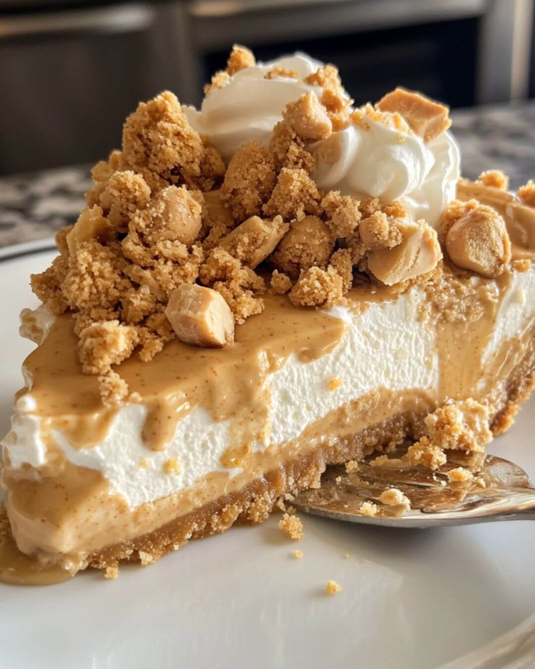 Lightened-Up Amish Peanut Butter Cream Pie