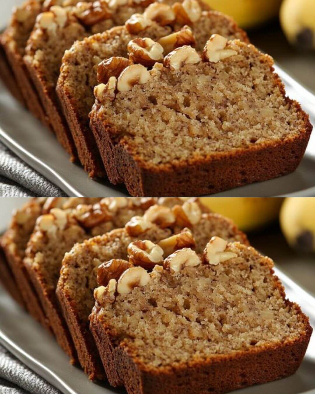 Wholesome Honey Walnut Banana Bread