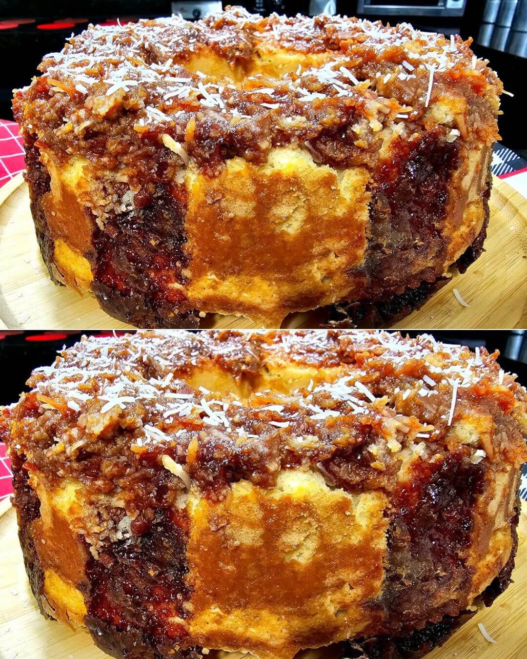 Tropical Paradise Guava Coconut Bundt Cake