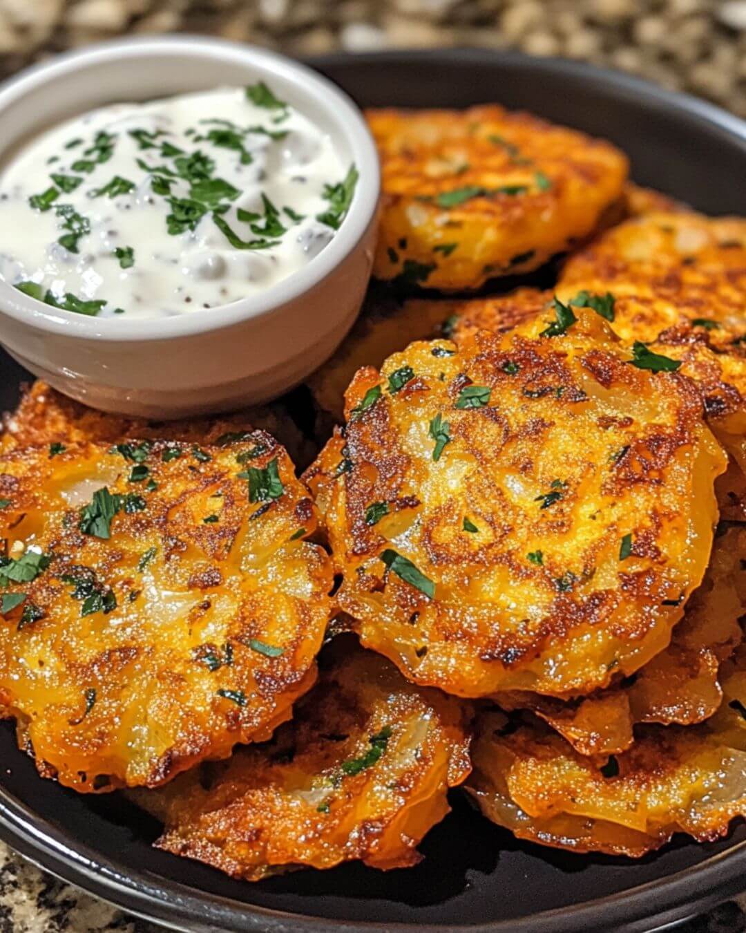 Crispy Parmesan Onion Fritters